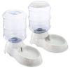 3.5L/1gal Pet Feeder Self-Dispensing Gravity Pets Food Dispenser Automatic Dog Cat Feeder