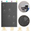 Dog Cat Bowl Mat Pet Food Water Feeding Mat Non-slip Pet Dish Tray Mat Paw Clean Placemat